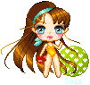 My first doll with my Chibi-Angel Base ^ ^. I did it for a Summer gift