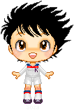 The main character from (Ganbari Kickers) anime